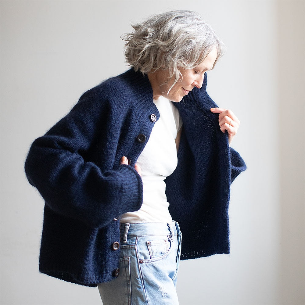 Jilli Jacket | lässige Jacke aus Atlas und Primo von Sandnes Garn