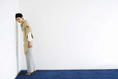 Void Shawl | zacht diamantpatroon van Far van Woolfolk