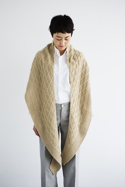 Void Shawl | pehme Woolfolki Farni teemantmuster