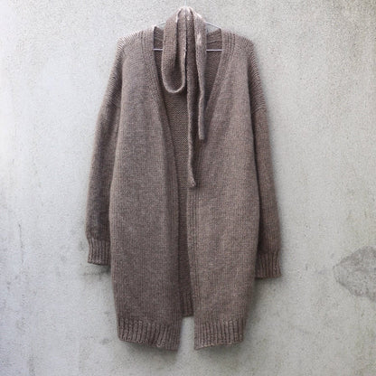 Knitting for Olive Charles Grey Cardigan Gesamtansicht