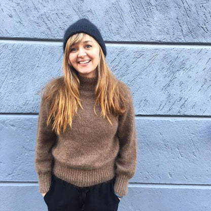 Simple and Simple Sweater von Knitting for Olive mit Merino und Soft Silk Mohair dreifädig 10