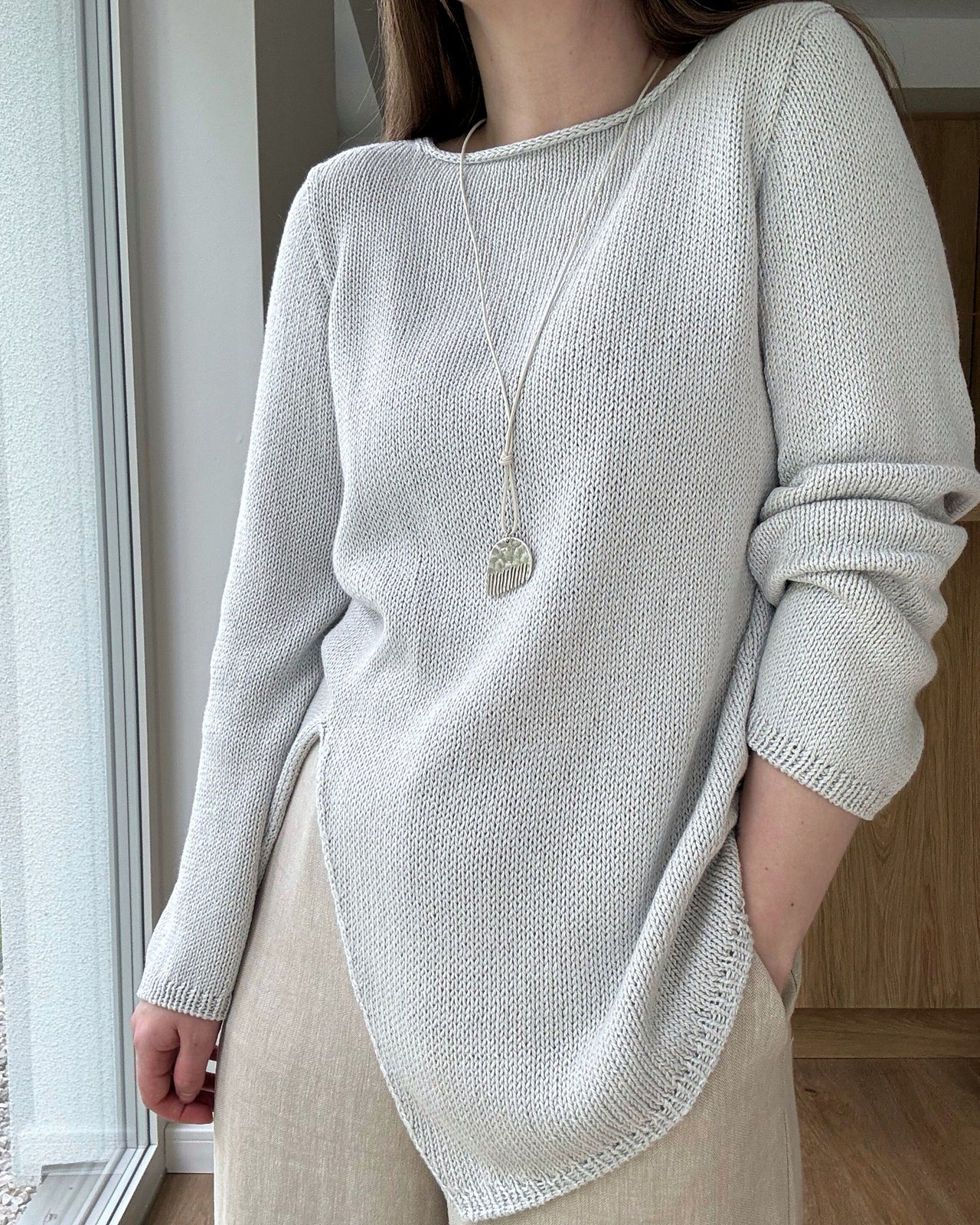Moreca Knit Liv Blouse mit Sole von Pascuali 6