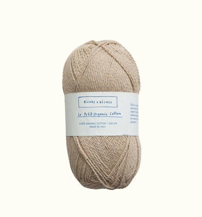 Le Petit Organic Cotton | smalka, mīksta kokvilna maigos toņos