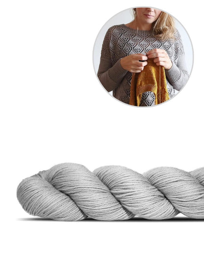 Let it Fall Sweater | mit schönem Muster aus Cheeky Merino Joy