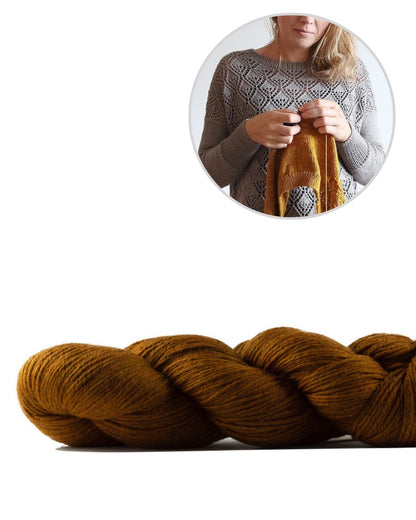 Let it Fall Sweater | mit schönem Muster aus Cheeky Merino Joy