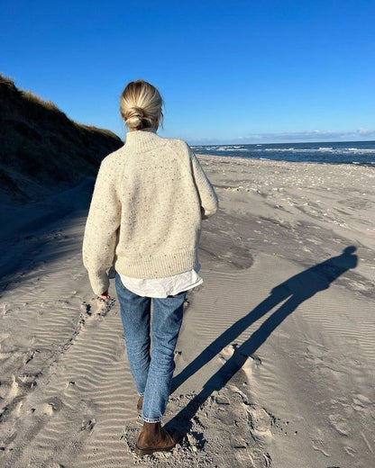 Louvre Sweater | lässiger Pullover mit Peer Gynt von Sandnes Garn