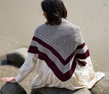 True Love | kontrastains lakats no Cheeky Merino Joy dzijas, ko ražo Rosy Green Wool