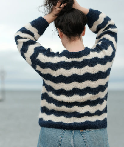 Rebecca Clow Tydes Sweater mit Borstet Alpakka von Sandnes Garn 5