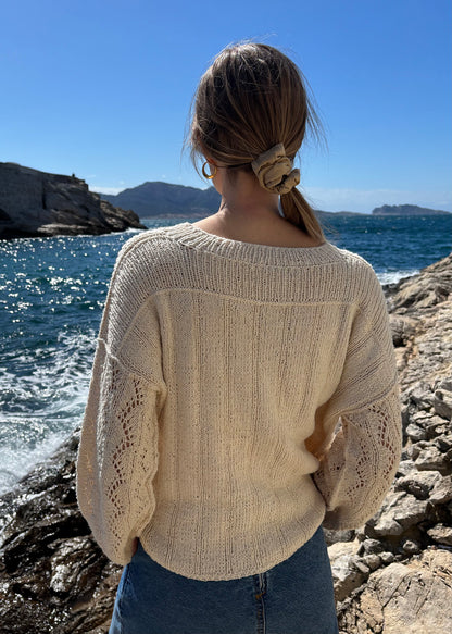 Toscana Jumper | fantastic summer sweater made from Le Petit Organic Cotton by Biches & Bûches