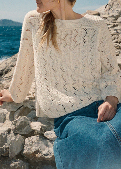Toscana Jumper | fantastic summer sweater made from Le Petit Organic Cotton by Biches & Bûches