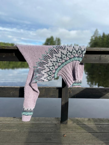 Hopi Polar Sweater - Island | Federmuster aus Alafosslopi von Lopi Island