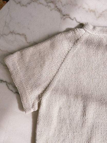 Vanilla Chilla Tee | basic, casual, oversized from Line by Sandnes Garn