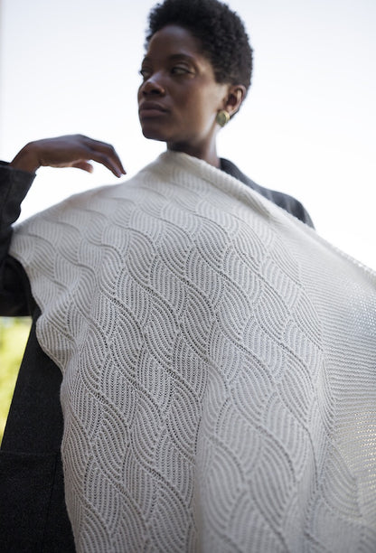 Skala Shawl | maiga šalle no Woolfolk Tynd dzijas