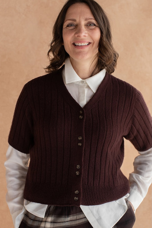 Mona Tee | flattering in Tynd by Woolfolk