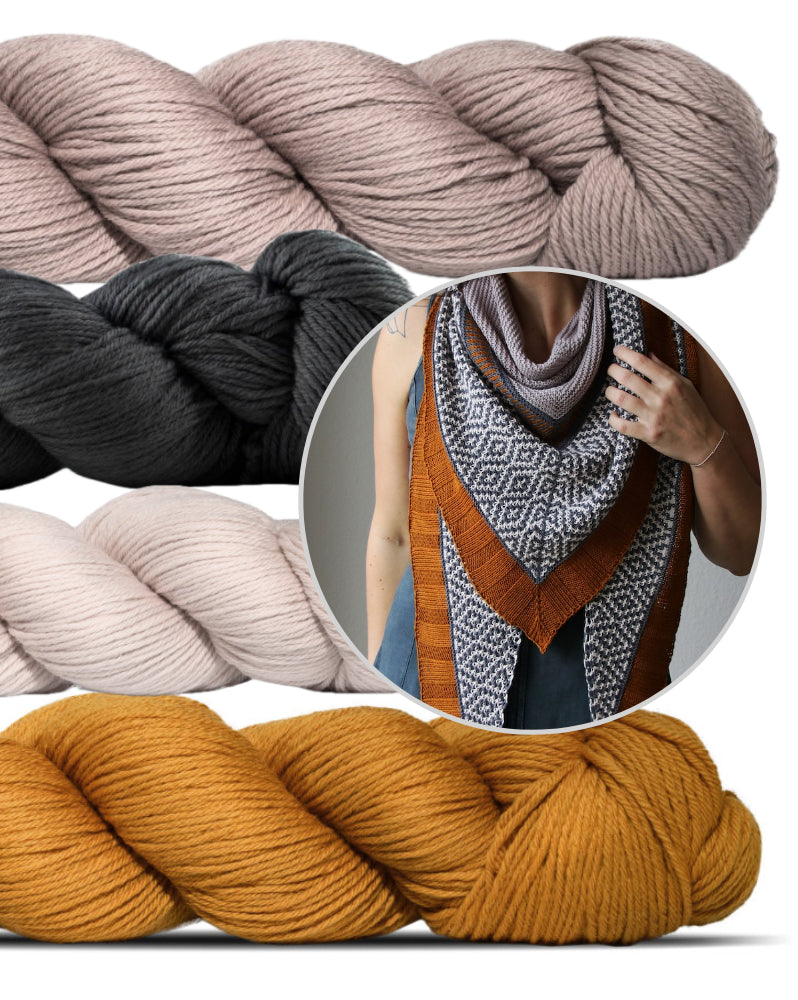 Zimtstern | unistav muster lõngast Cheeky Merino Joy, autor Rosy Green Wool