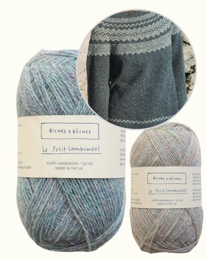 Afterparty Sweater | fijne Noorse trui van Le Petit Lambswool van Biches & Bûches