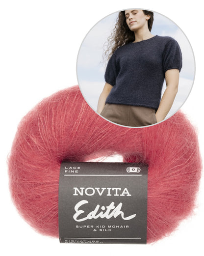 Aina Sweater - Laine x Novita | zartes Shirt aus Edith von Novita