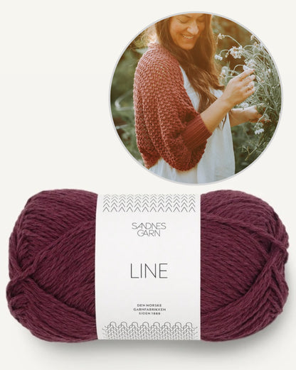 Akina Shrug | zartes Jäckchen aus Line von Sandnes Garn