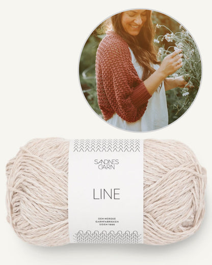 Akina Shrug | zartes Jäckchen aus Line von Sandnes Garn
