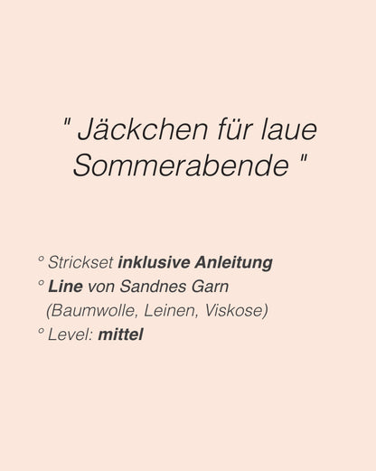 Akina Shrug | zartes Jäckchen aus Line von Sandnes Garn