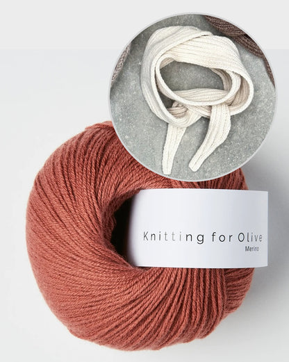 Alex Scarf - small | Knitting kit with instructions (German) as PDF 