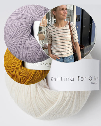 PetiteKnit Amelie Tee mit Merino von Knitting for Olive 9
