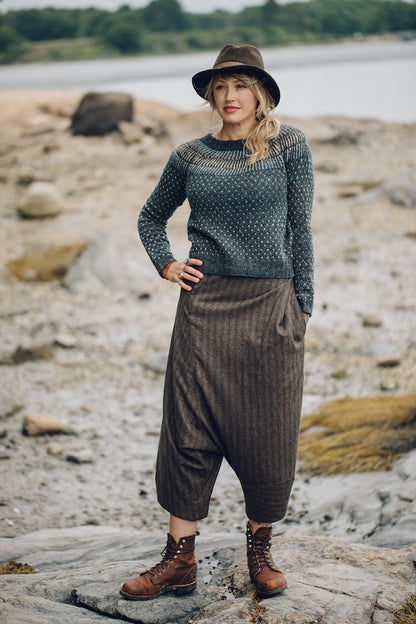 Junction Sweater | romantisks norvēģu džemperis no Biches & Bûches Le Petit Lambswool dzijas
