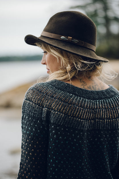 Junction Sweater | romantisks norvēģu džemperis no Biches & Bûches Le Petit Lambswool dzijas