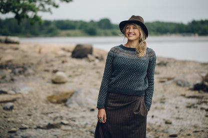Junction Sweater | romantisks norvēģu džemperis no Biches & Bûches Le Petit Lambswool dzijas