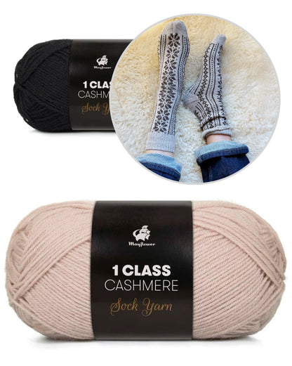 Apricity Socks | Liebesbrief an den Winter aus 1 Class Cashmere von Mayflower Denmark