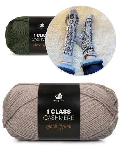 Apricity Socks | Liebesbrief an den Winter aus 1 Class Cashmere von Mayflower Denmark