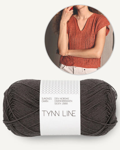 April Top | luftiges Lacemuster aus Tynn Line von Sandnes Garn