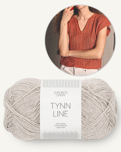 April Top | luftiges Lacemuster aus Tynn Line von Sandnes Garn
