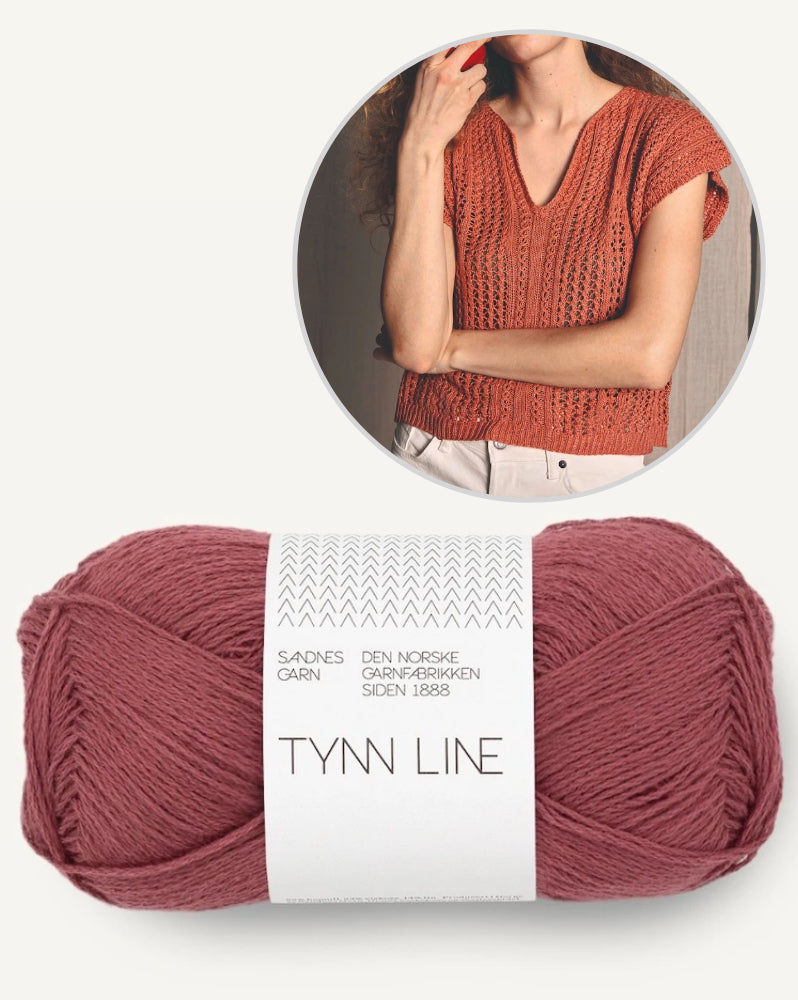 April Top | luftiges Lacemuster aus Tynn Line von Sandnes Garn