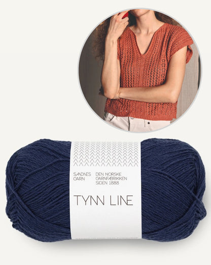 April Top | luftiges Lacemuster aus Tynn Line von Sandnes Garn