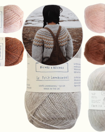 Arctic Springi kampsun | igaveseks valmistatud Le Petit Lambswoolist ja Le Petit Silk & Mohair’st, autor Biches & Bûches