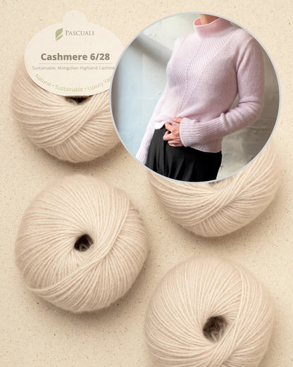 Arrow blūze | ļoti glaimojoša un mīksta, izgatavota no Pascuali Cashmere 6/28
