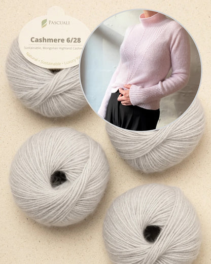 Arrow blūze | ļoti glaimojoša un mīksta, izgatavota no Pascuali Cashmere 6/28
