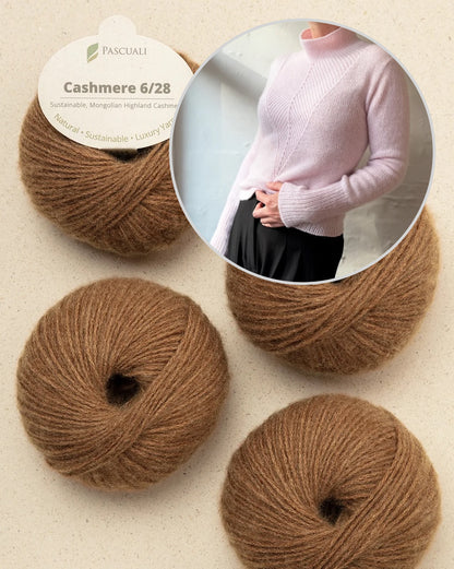 Arrow blūze | ļoti glaimojoša un mīksta, izgatavota no Pascuali Cashmere 6/28