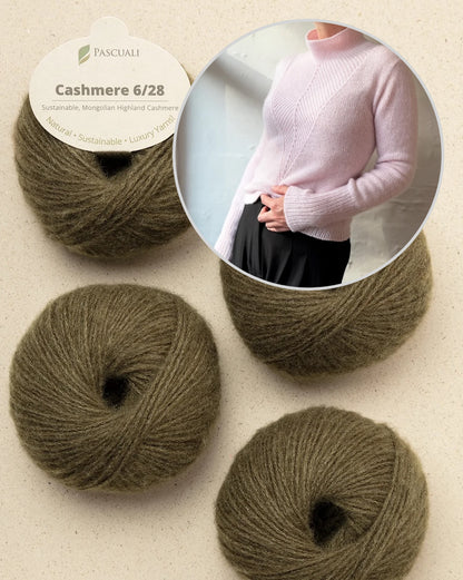 Arrow blūze | ļoti glaimojoša un mīksta, izgatavota no Pascuali Cashmere 6/28