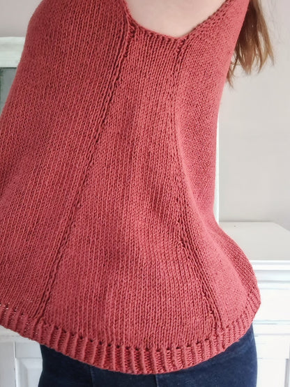 Liserne Top | feine A-Linie aus Pure Silk von Knitting for Olive