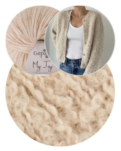 Coco Amour Knitwear Audrey Jacket mit Teddy Dear und My Joy von Gepard Garn 8