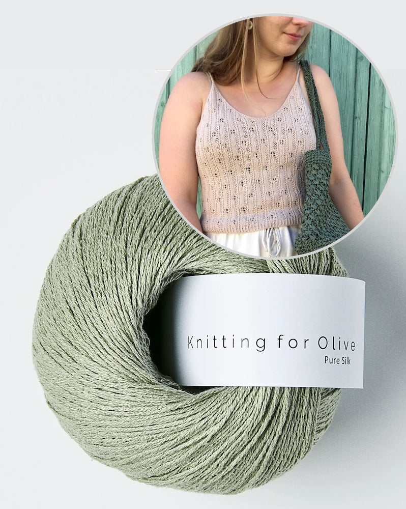August Lace Camisole von Bella Helms mit Pure Silk von Knitting for Olive 15
