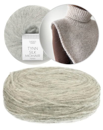 Autumn Tales Cowl | simple et chaud en Plötulopi de Lopi Island et Tynn Silk Mohair de Sandnes