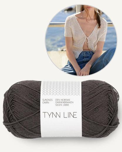 Ava Blouse | Airy crochet jacket with Tynn Line by Sandnes Garn