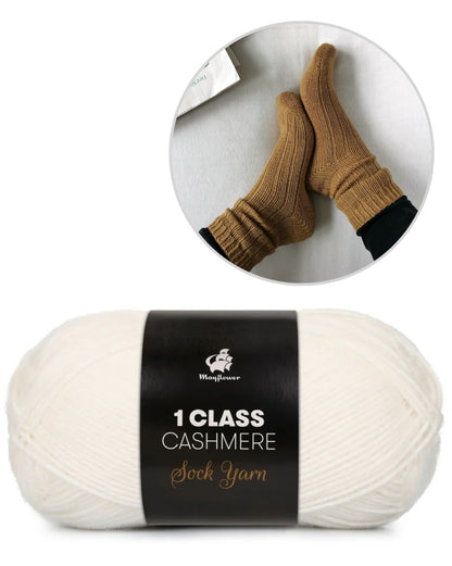 Basic Socks Light | fine pattern with soft 1 Class Cashmere from Mayflower Denmark