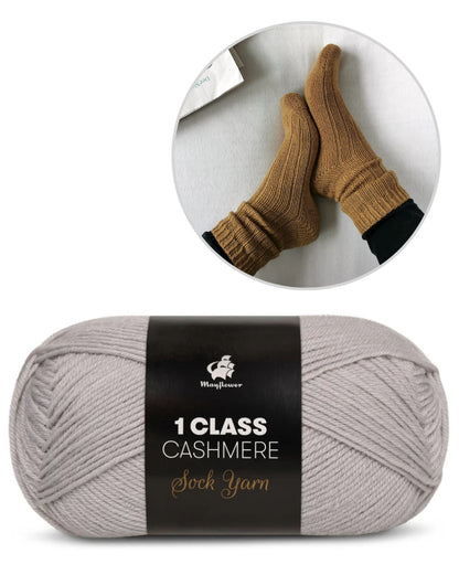 Basic Socks Light | fine pattern with soft 1 Class Cashmere from Mayflower Denmark