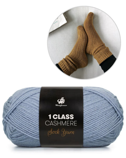 Basic Socks Light | fine pattern with soft 1 Class Cashmere from Mayflower Denmark