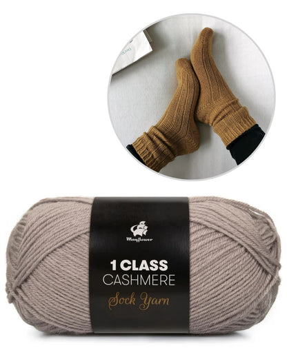 Basic Socks Light | fine pattern with soft 1 Class Cashmere from Mayflower Denmark