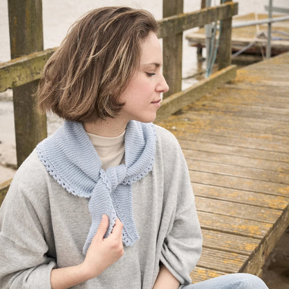 Mosse Mini Scarf | superenkelt mini-halstørklæde af Alva Cashmere Revive fra BC Garn